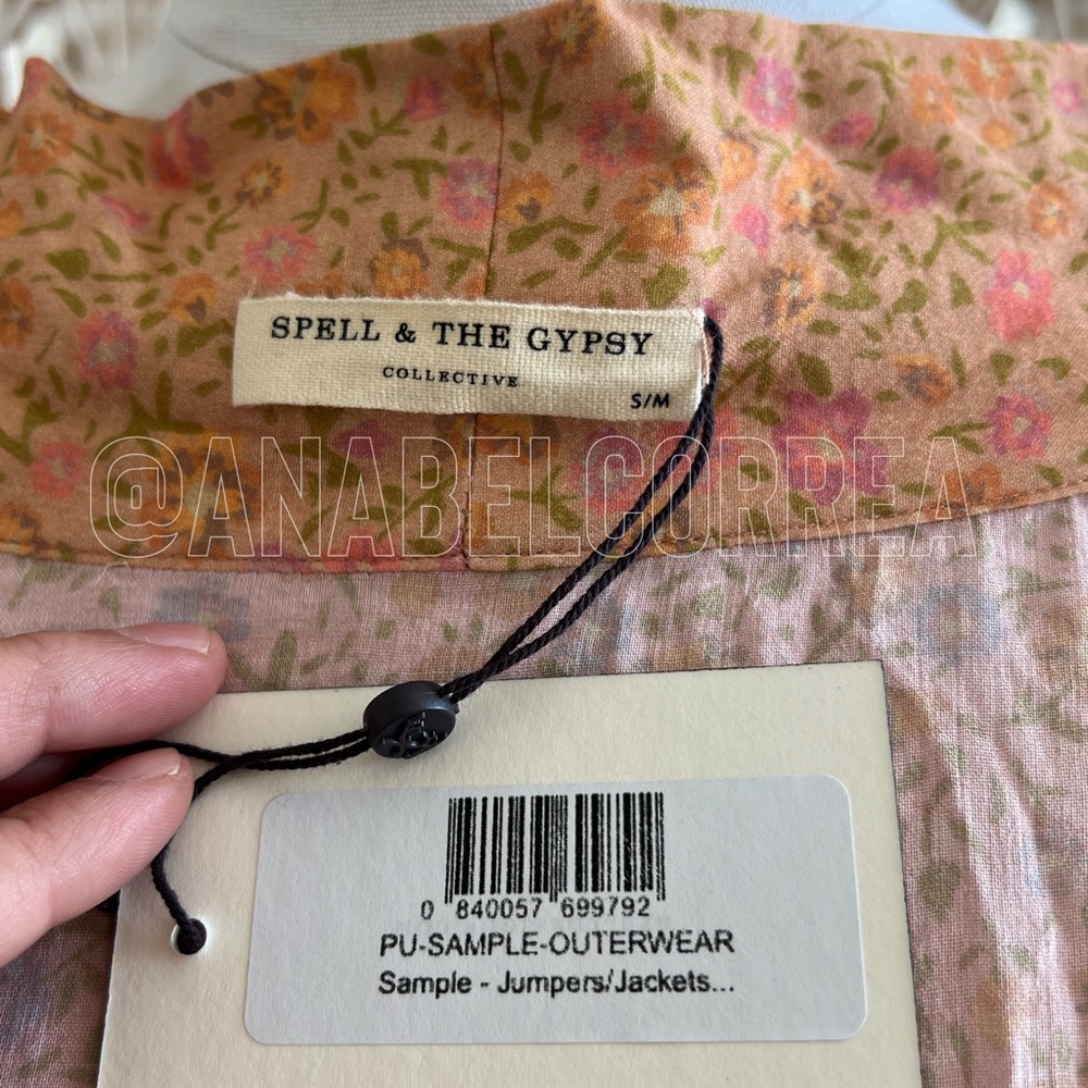 SAMPLE NWT Spell Rae Midi Kimono – S/M - Picture 3 of 5